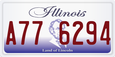 IL license plate A776294