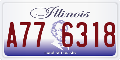 IL license plate A776318