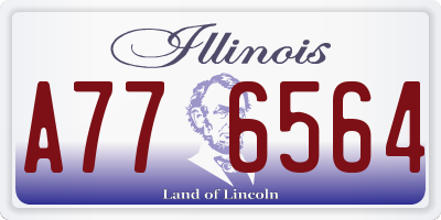 IL license plate A776564