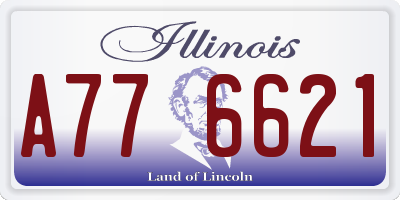 IL license plate A776621