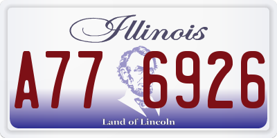IL license plate A776926
