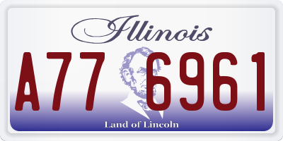 IL license plate A776961