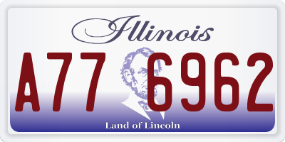 IL license plate A776962