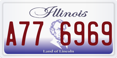 IL license plate A776969