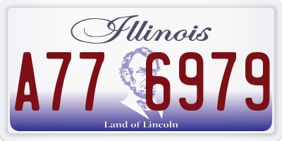IL license plate A776979