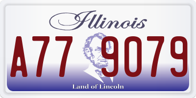 IL license plate A779079