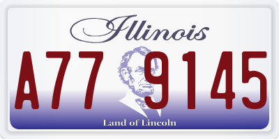 IL license plate A779145