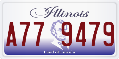 IL license plate A779479