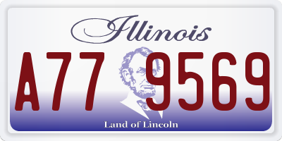 IL license plate A779569