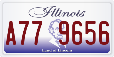 IL license plate A779656