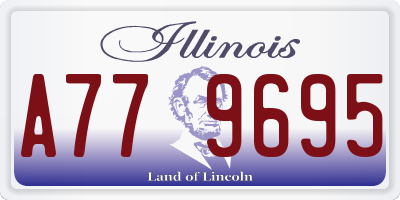 IL license plate A779695
