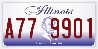 IL license plate A779901