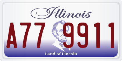 IL license plate A779911