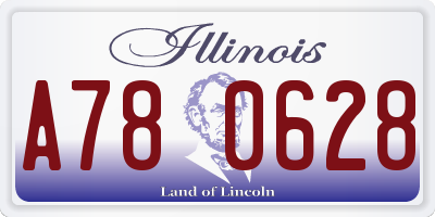 IL license plate A780628