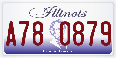 IL license plate A780879