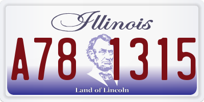 IL license plate A781315