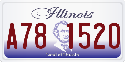 IL license plate A781520