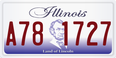 IL license plate A781727
