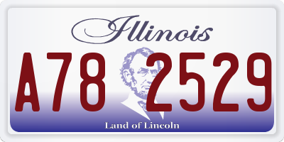 IL license plate A782529