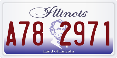 IL license plate A782971