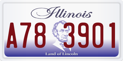 IL license plate A783901