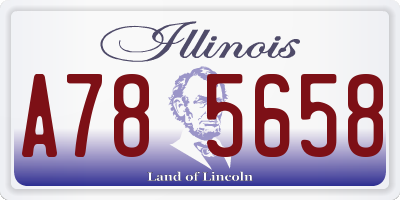 IL license plate A785658