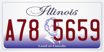 IL license plate A785659