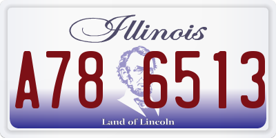 IL license plate A786513