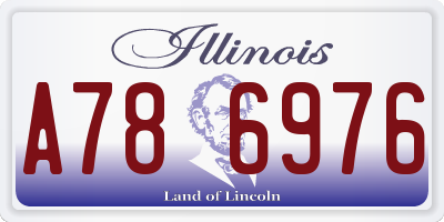 IL license plate A786976
