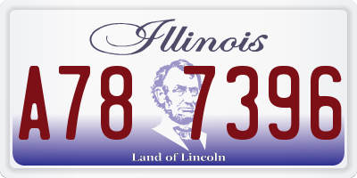 IL license plate A787396