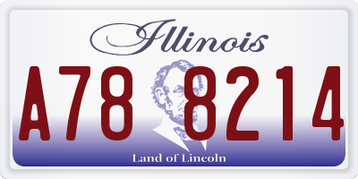 IL license plate A788214