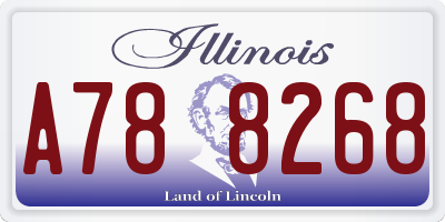 IL license plate A788268
