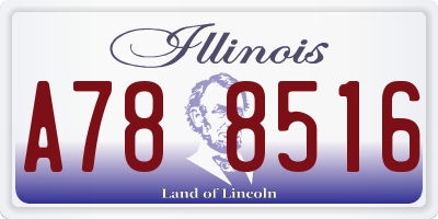 IL license plate A788516