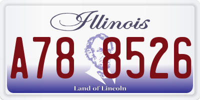 IL license plate A788526