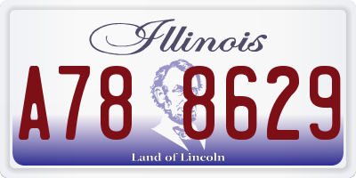 IL license plate A788629