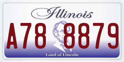 IL license plate A788879