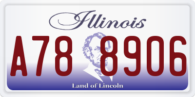 IL license plate A788906