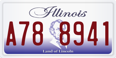 IL license plate A788941