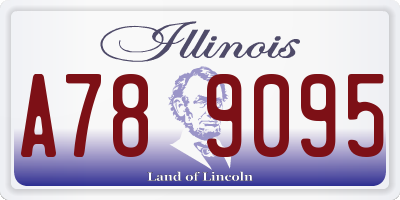 IL license plate A789095