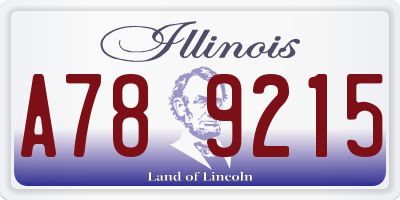 IL license plate A789215