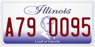 IL license plate A790095
