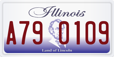 IL license plate A790109