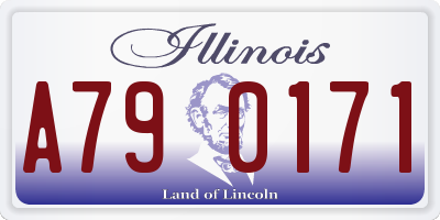 IL license plate A790171