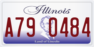IL license plate A790484