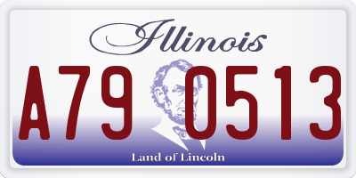 IL license plate A790513