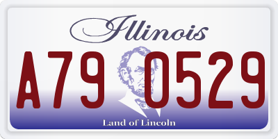 IL license plate A790529