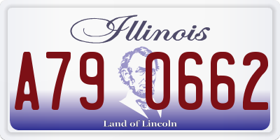 IL license plate A790662