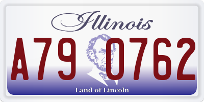 IL license plate A790762