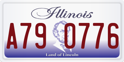 IL license plate A790776