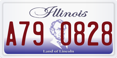 IL license plate A790828
